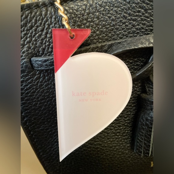 KATE SPADE - Small Satchel Purse Black LIKE NEW - Picture 4 of 10